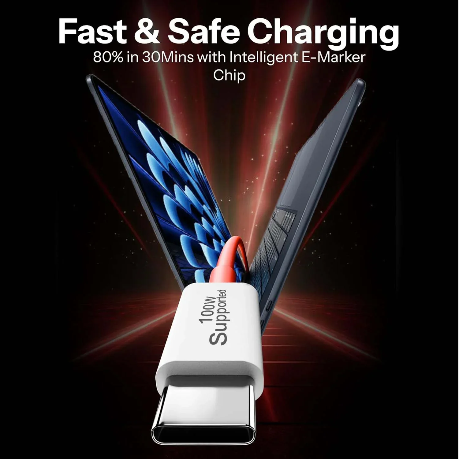 100W  Cable | Fast Charging and Data Transfer | Under ₹100 - Image 4