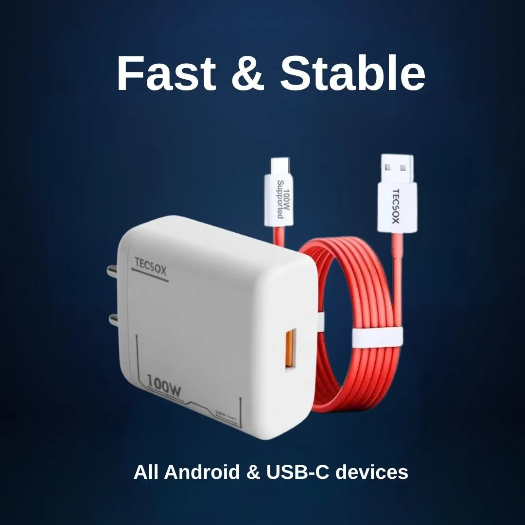 100W Charger + Cable | Fast Charging and Data Transfer - Image 4