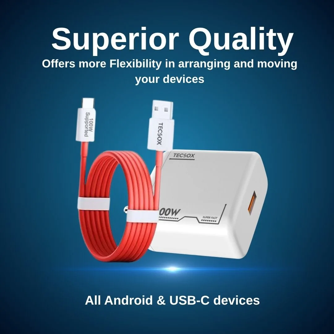 100W Charger + Cable | Fast Charging and Data Transfer - Image 7
