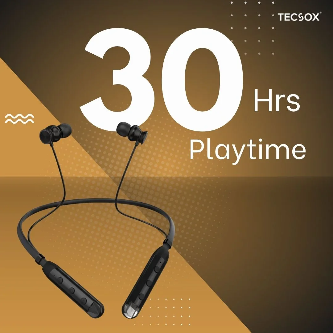 Buy Jazz 371 Bluetooth Neckband | Powerful Audio + High Bass - Image 3