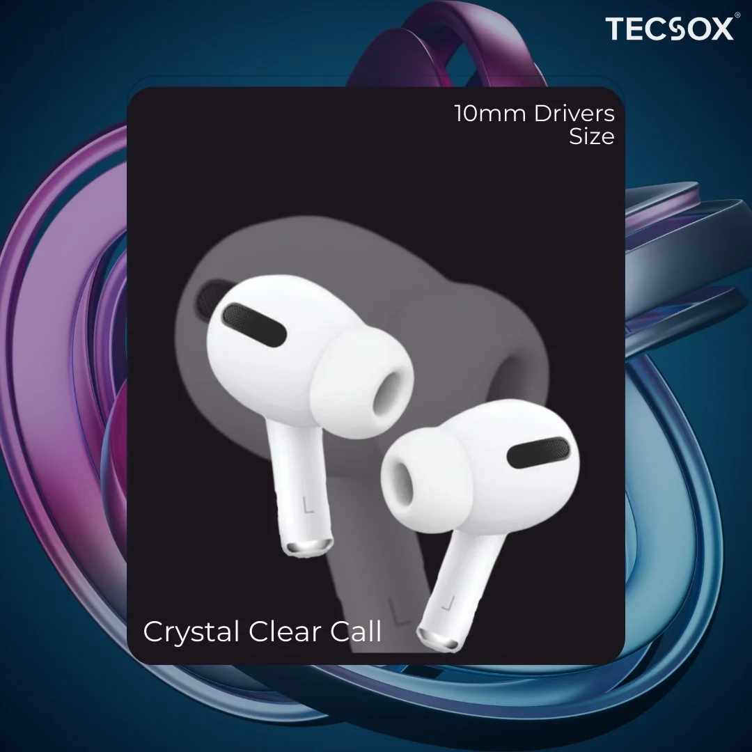 TecPod Pro Earbuds 30Hr Playtime | 5.3 V Bluetooth Earbuds | Deep Bass | Water Resistant - Image 28
