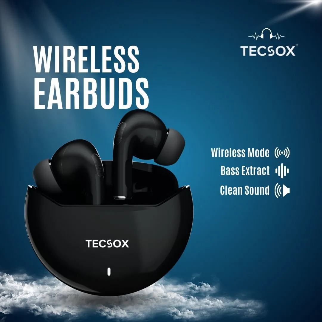 Buy TecSox Omega Wireless Earbud With Comfortable Fit - Image 9
