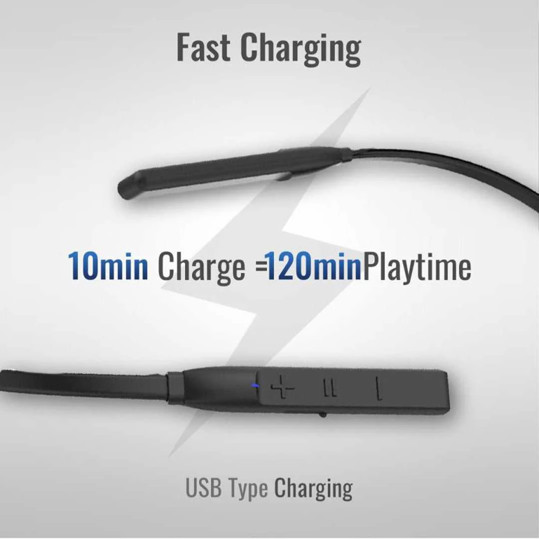 Order TecSox Neo 400 Bluetooth Neckband | 40 Hrs Playtime - Image 5