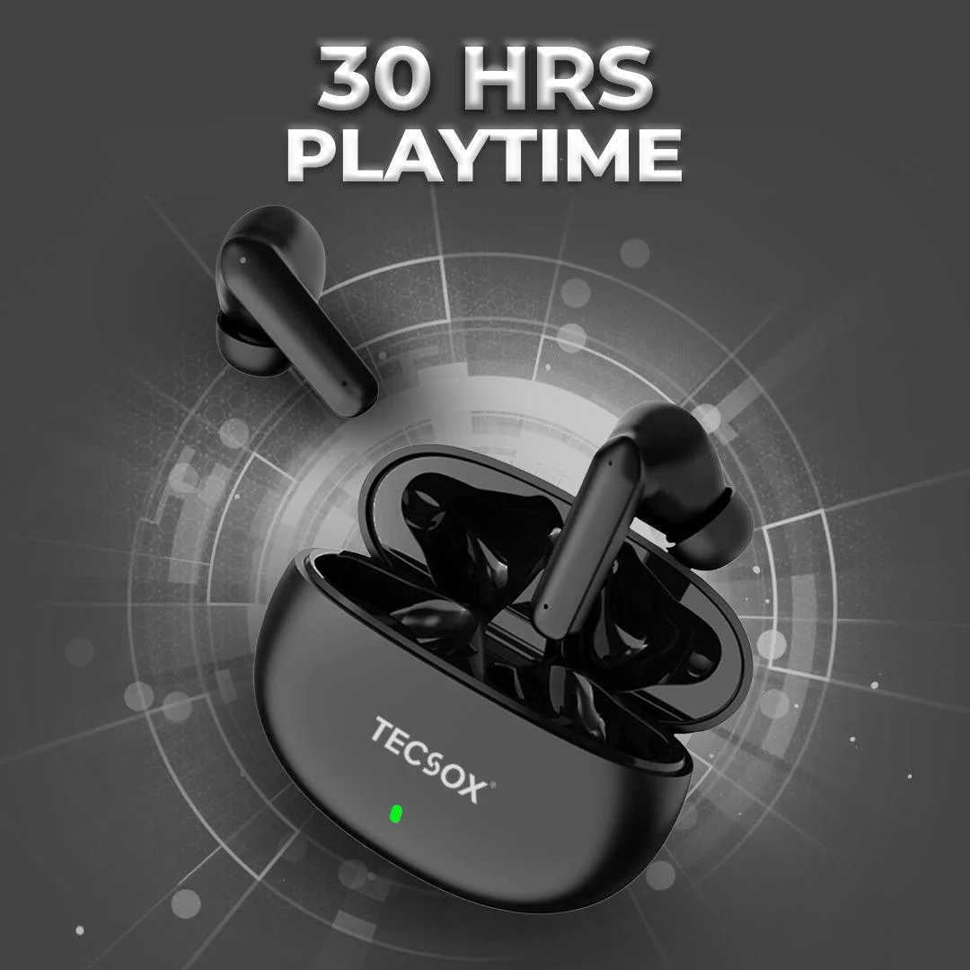 TecSox Fire TWS Bluetooth Earbuds | IPX Water Resistance - Image 3
