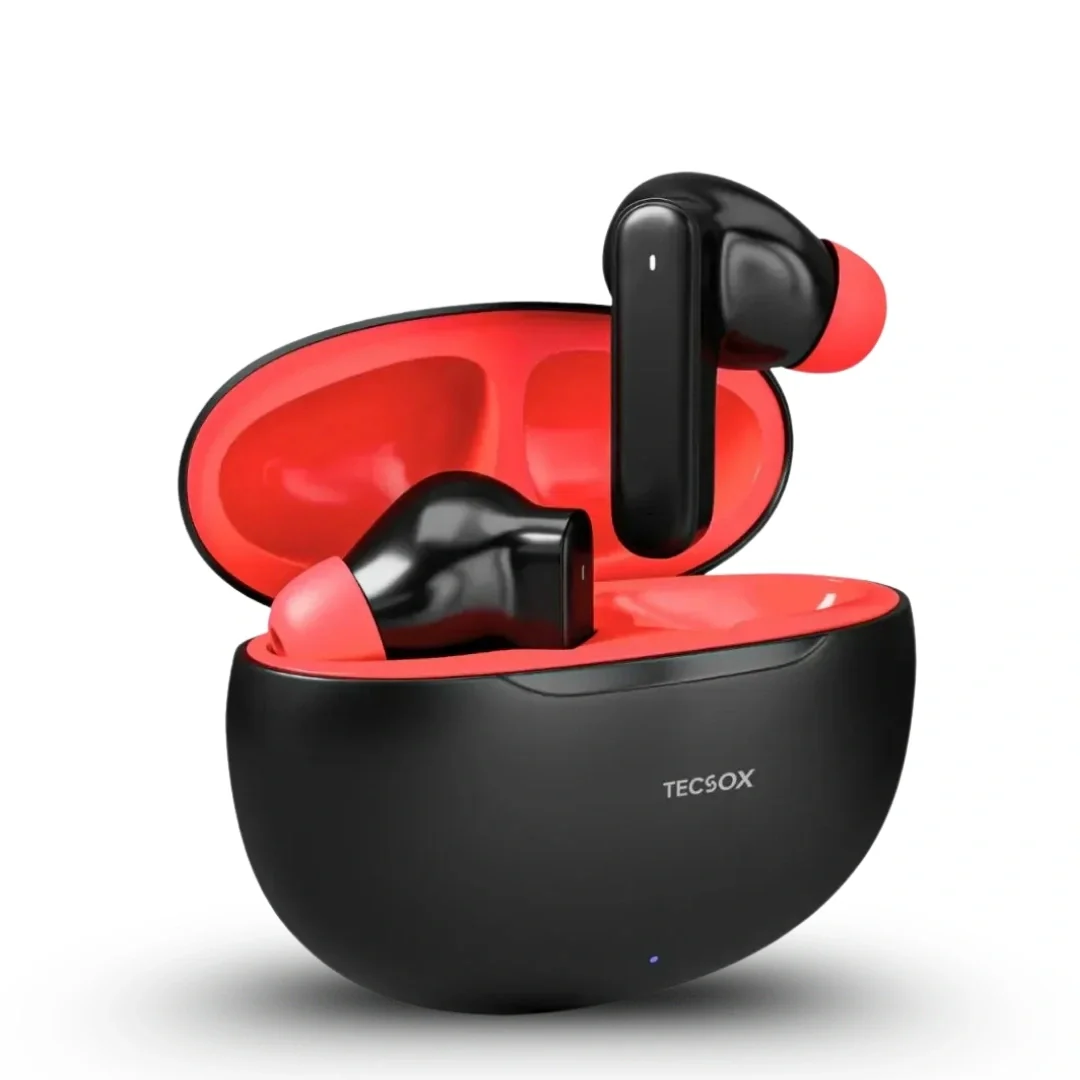TecSox Pulse 611 Bluetooth Earbuds | Bluetooth 5.3 | 30Hr Play Time | Deep Bass Airpods - Image 3
