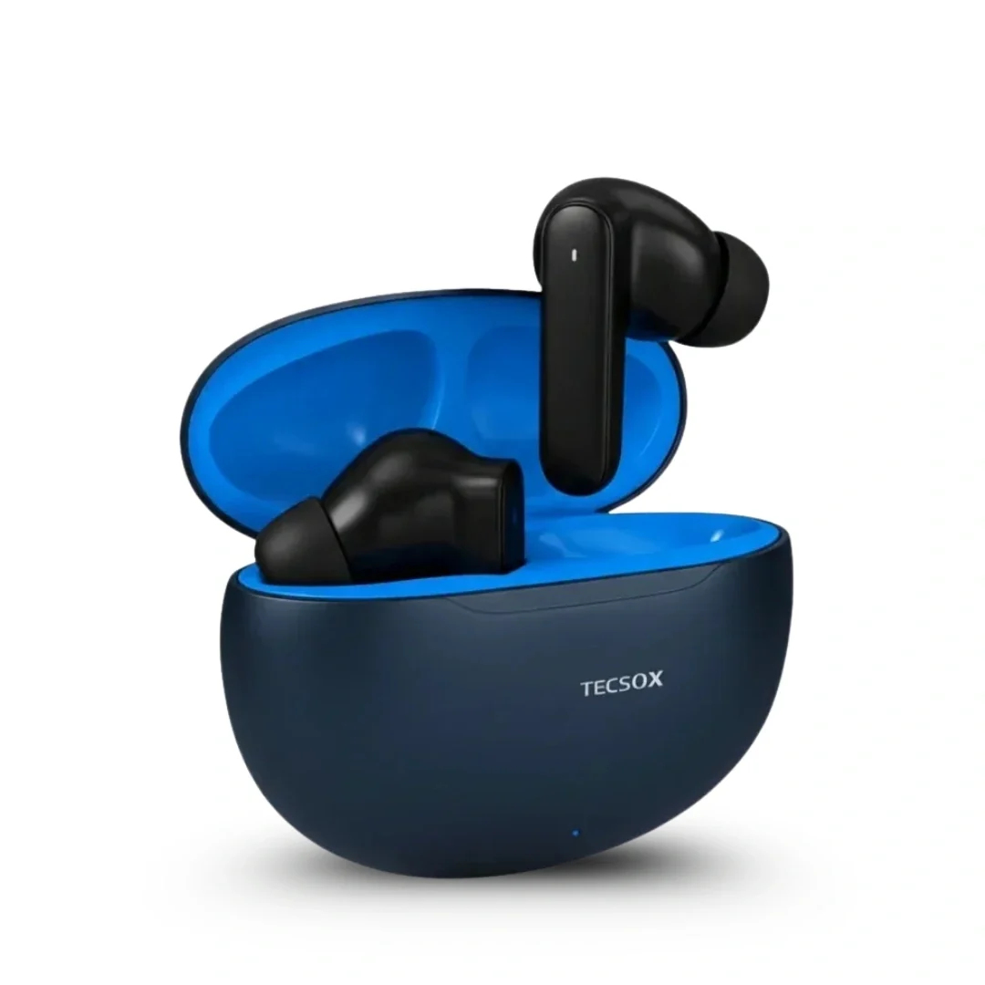 TecSox Pulse 611 Bluetooth Earbuds | Bluetooth 5.3 | 30Hr Play Time | Deep Bass Airpods - Image 4