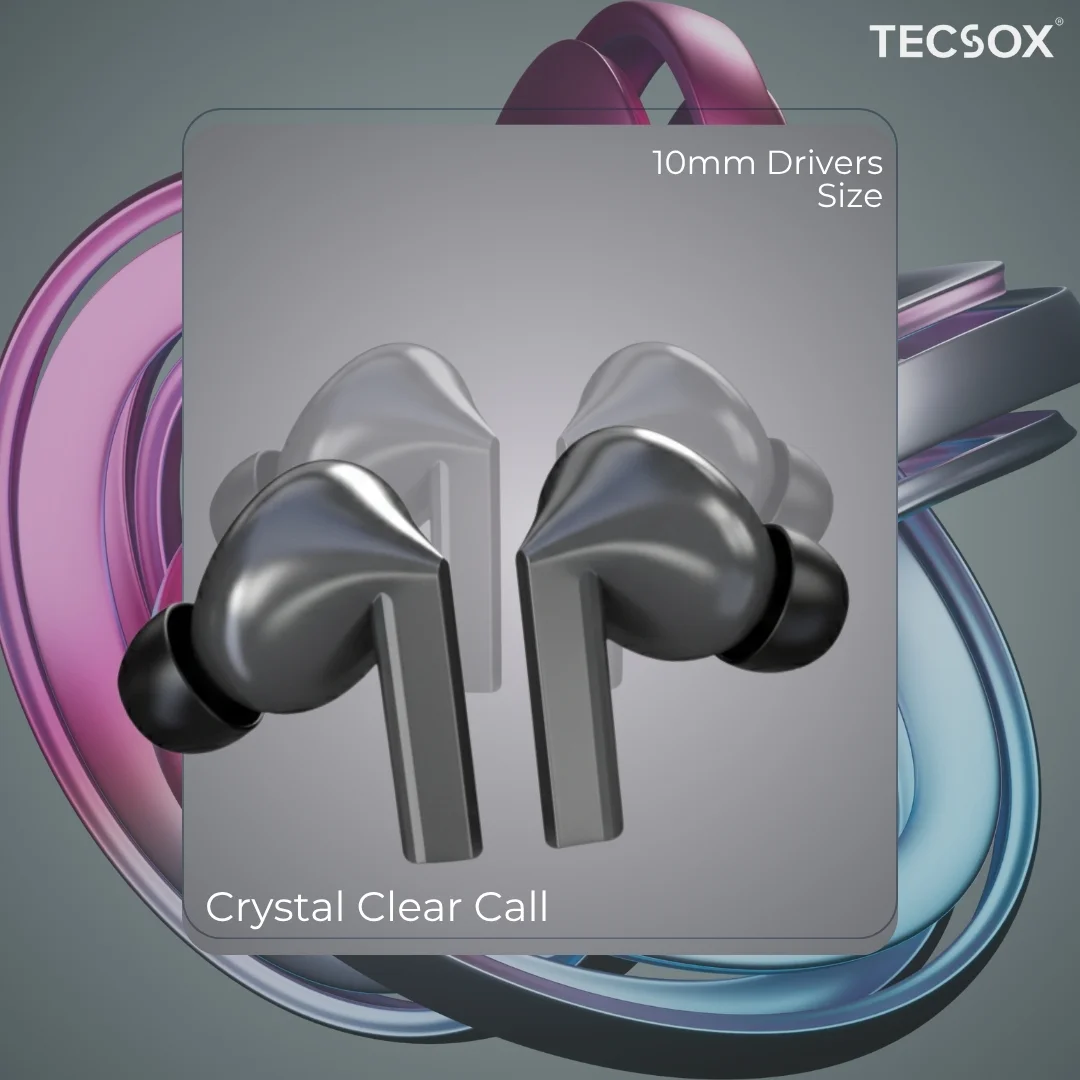 Order TecSox Audora Bluetooth Earbuds | Deep Bass | Under ₹1000 - Image 9