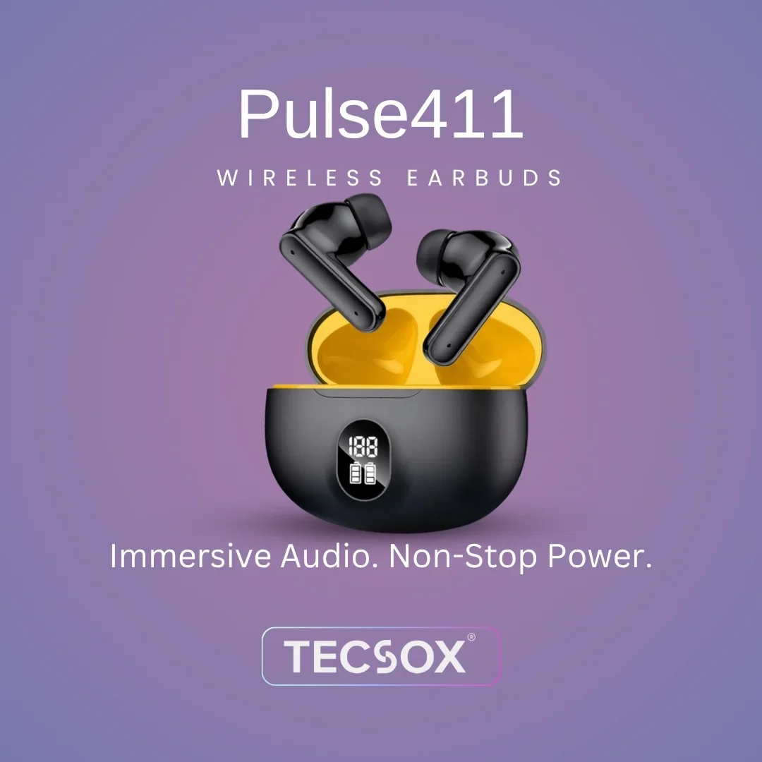 Pulse411  Bluetooth Earbuds | 30 Hours Playtime | Digital Display - Image 12