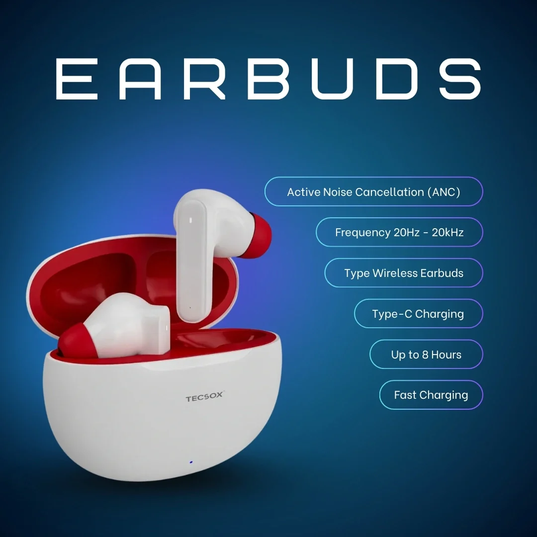Order TecSox Pulse 611 Bluetooth Earbuds | Deep Bass | 30 Hour Play time - Image 32