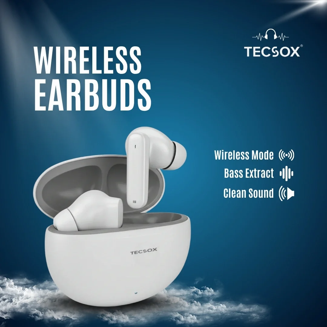 Order TecSox Pulse 611 Bluetooth Earbuds | Deep Bass | 30 Hour Play time - Image 6