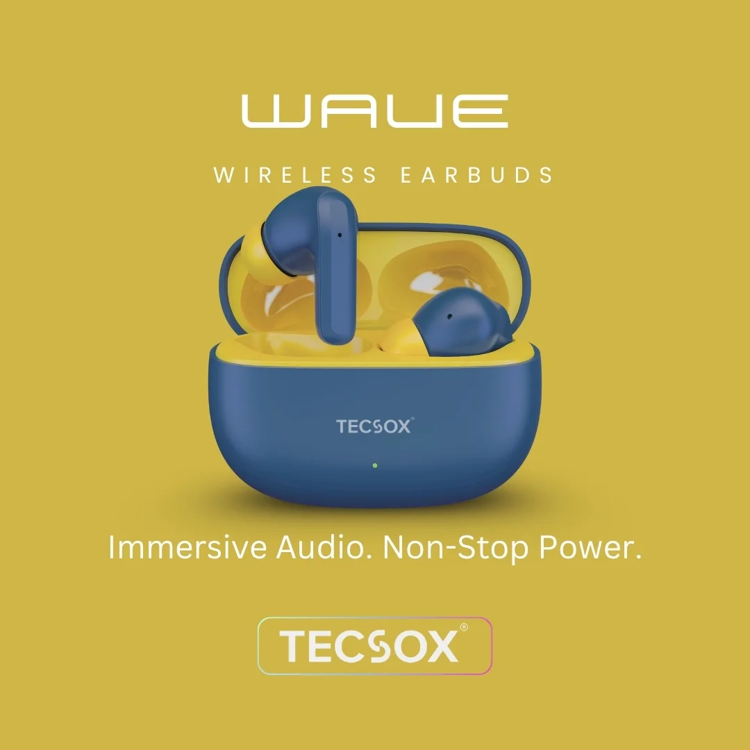 TecSox Wave Bluetooth Earbuds | Deep Bass | IPX water resistance - Image 15