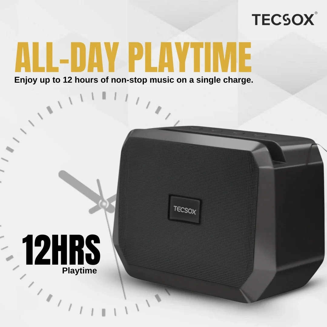 TecSox Blast Pro | Speaker with 10watt & Powerful Bass - Image 5