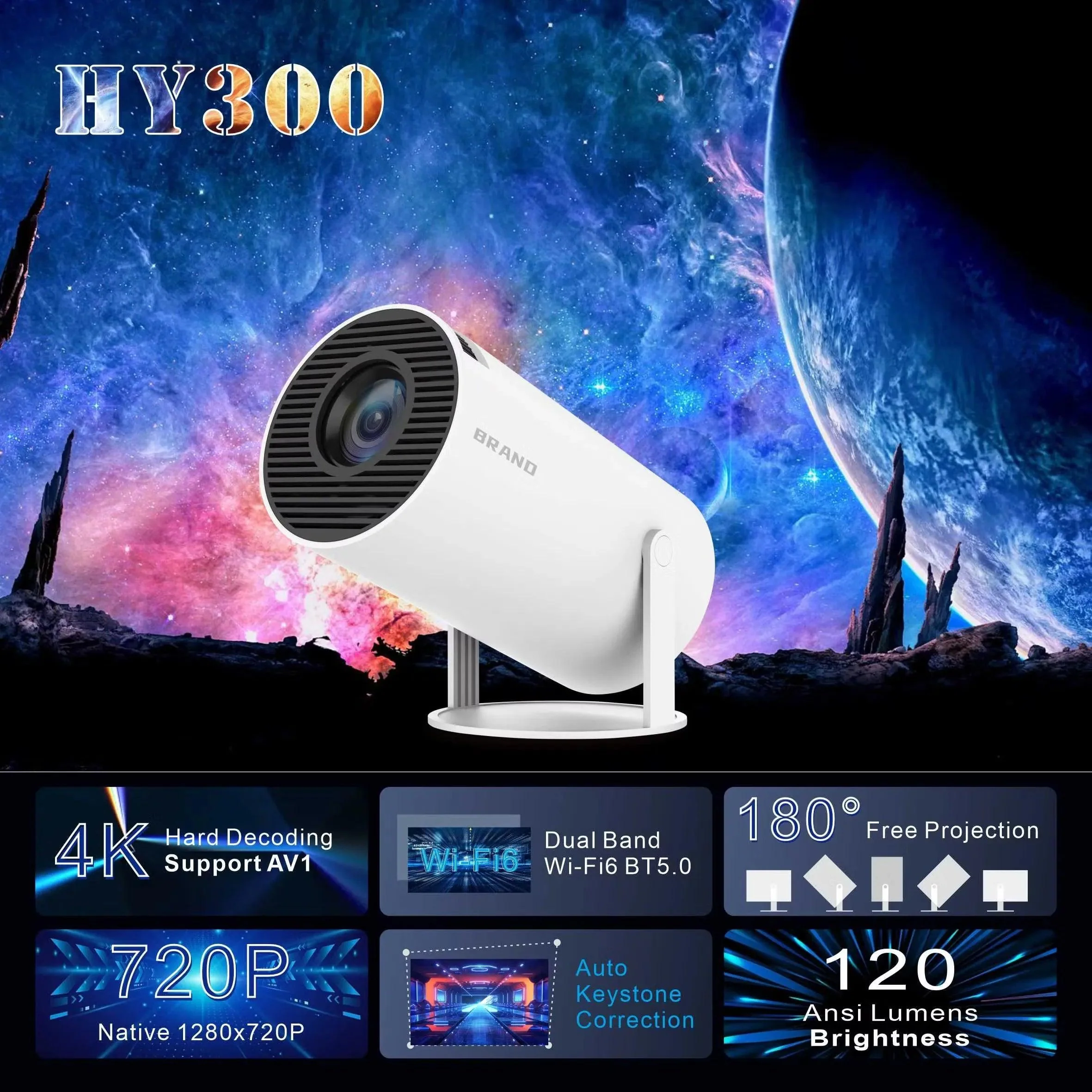 TecSox Luma Led Projector Online | 4K Video | Android 11 | Under ₹4000 - Image 14