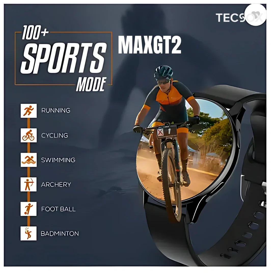 TecSox MaxGT2 | 1.3" IPS Display | BT Calling - Image 8