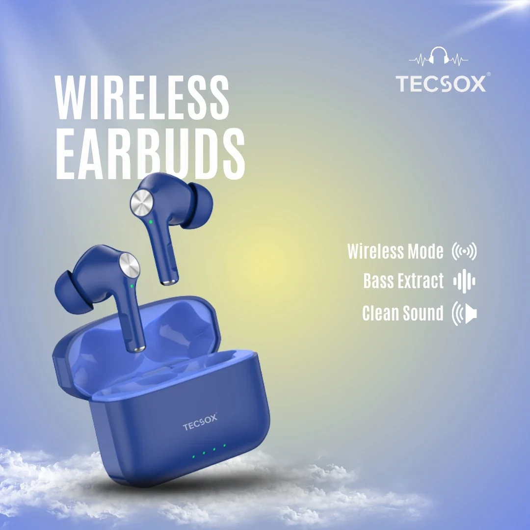 Buy TecSox Neo411 Wireless Earbud With Deep Bass & Comfortable Fit - Image 29