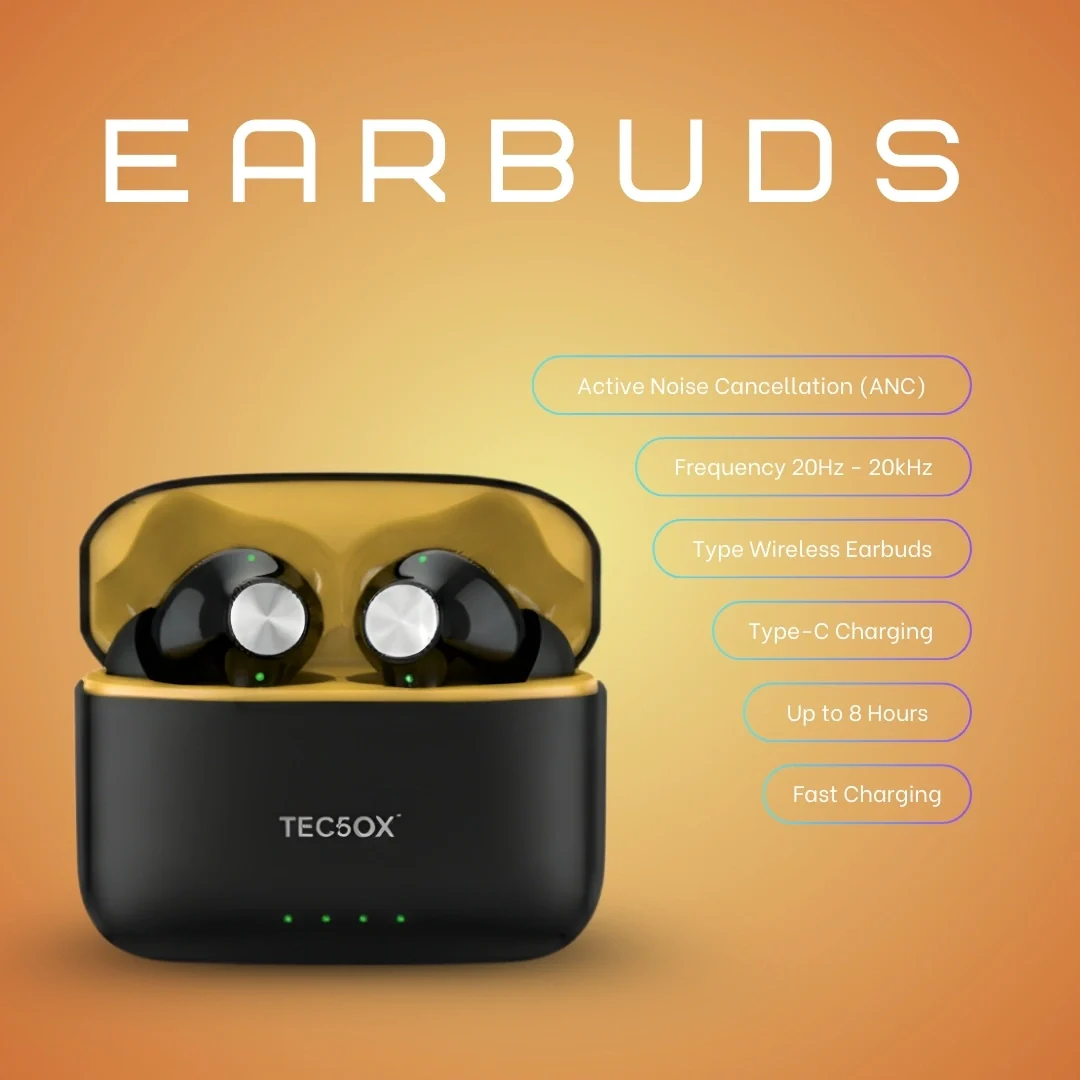 Buy TecSox Neo411 Wireless Earbud With Deep Bass & Comfortable Fit - Image 38