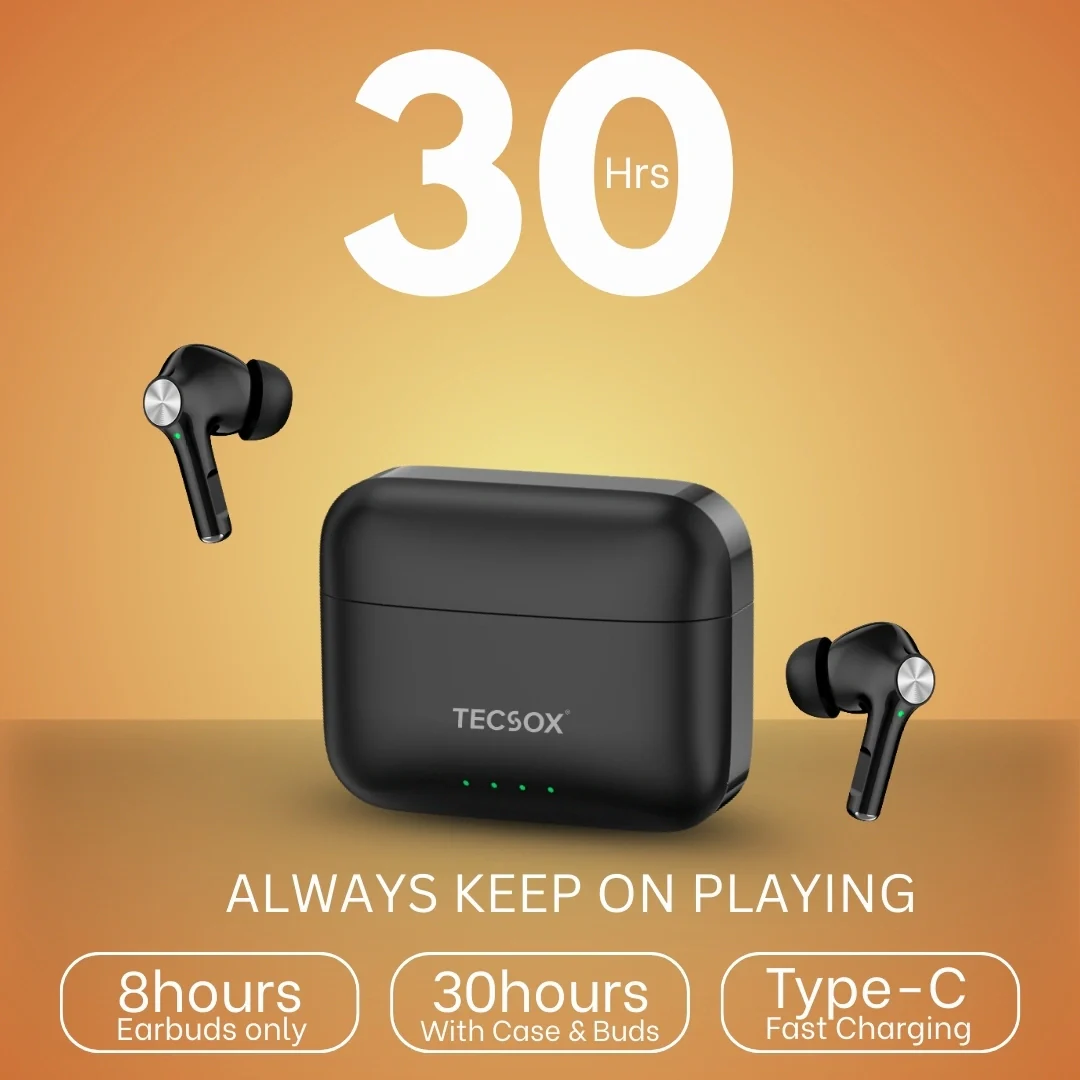Buy TecSox Neo411 Wireless Earbud With Deep Bass & Comfortable Fit - Image 41