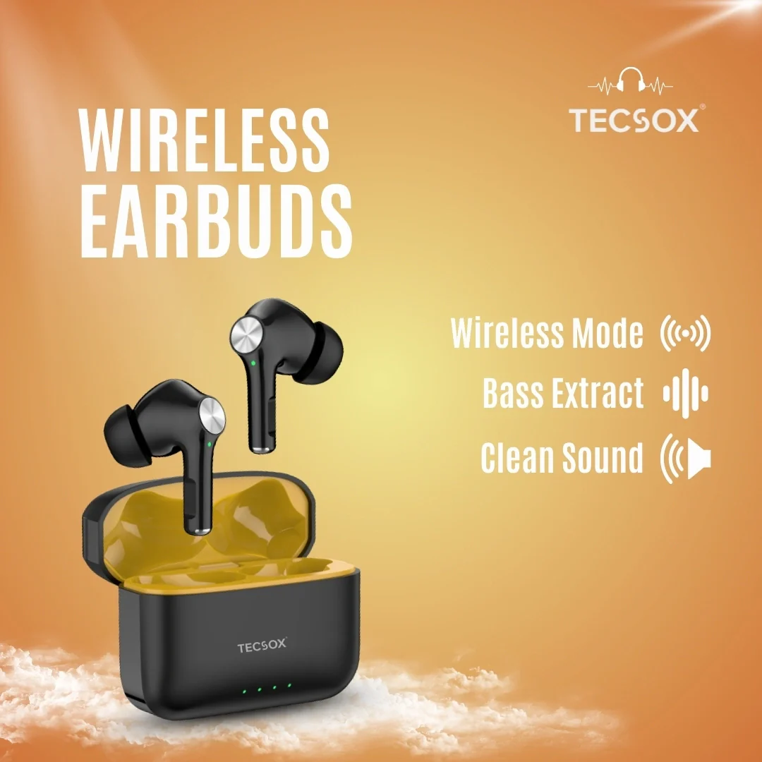 Buy TecSox Neo411 Wireless Earbud With Deep Bass & Comfortable Fit - Image 42