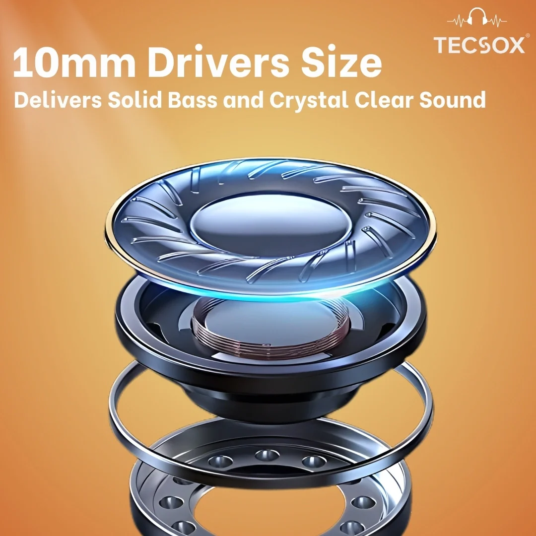Buy TecSox Neo411 Wireless Earbud With Deep Bass & Comfortable Fit - Image 45