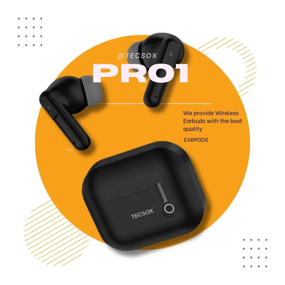 Buy TecSox Pro1 Wireless Earbud With Comfortable Fit - Image 10
