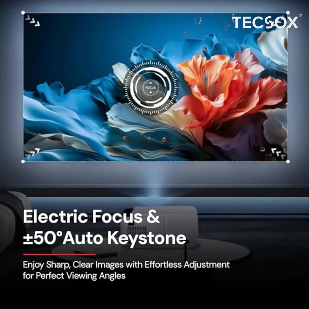 TecSox Revo Projector Online | 4K Video | Android 13 | Under ₹7000 - Image 15