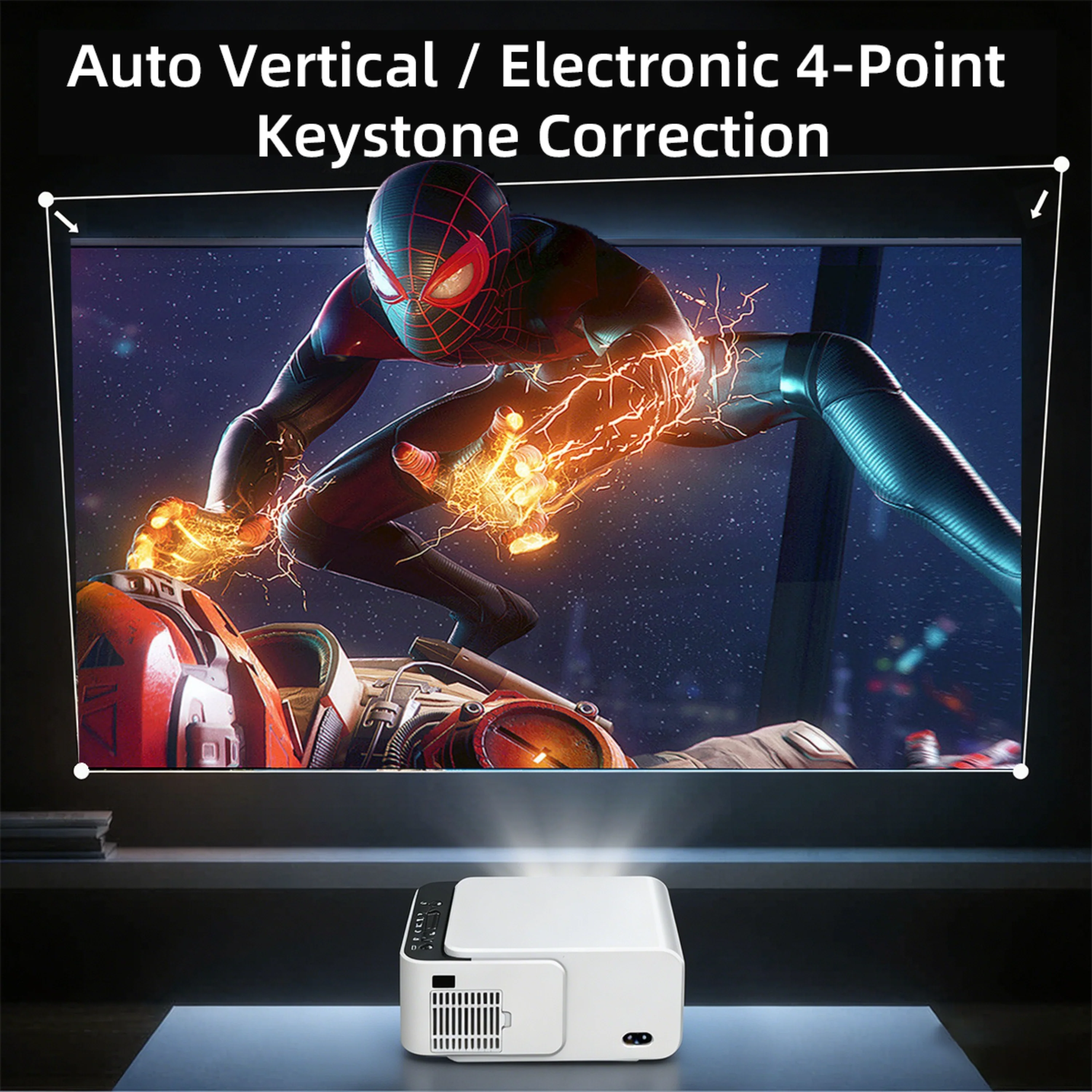 TecSox Revo Projector Online | 4K Video | Android 13 | Under ₹7000 - Image 3