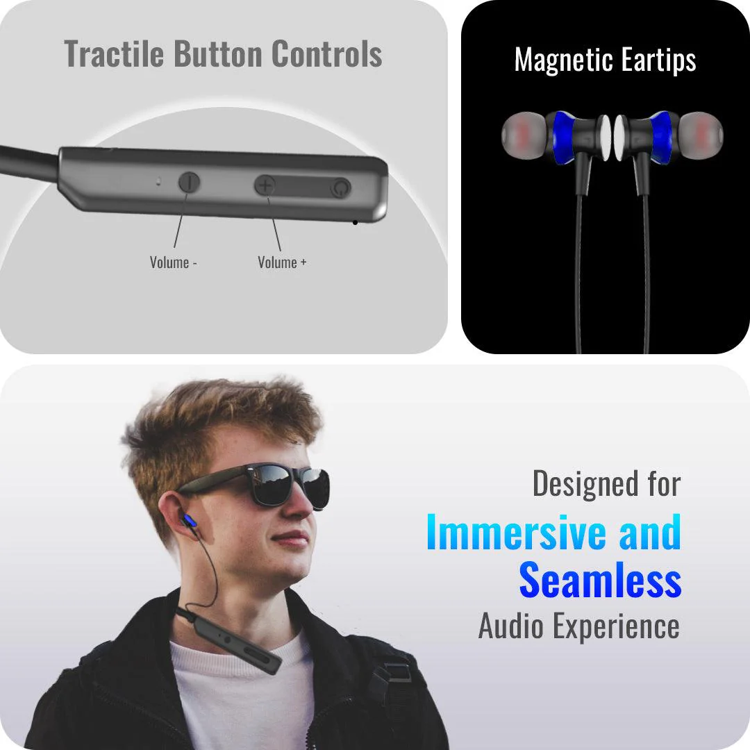 Order TecSox Roar Neckband with 14mm Sound Driver Inside - Image 6