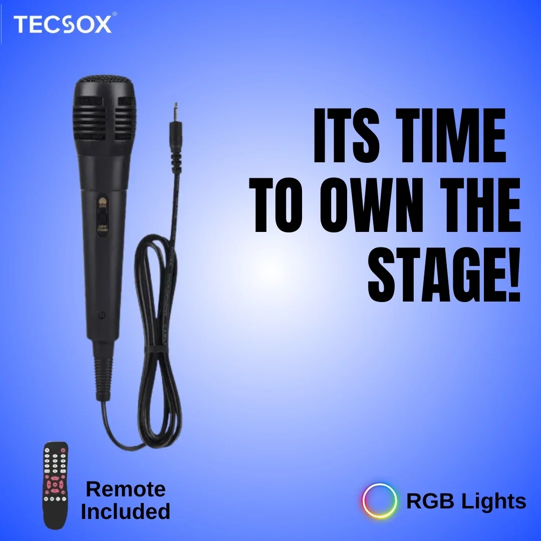 TecSox Rockstar | Speaker with 40watt & Powerful Bass - Image 6