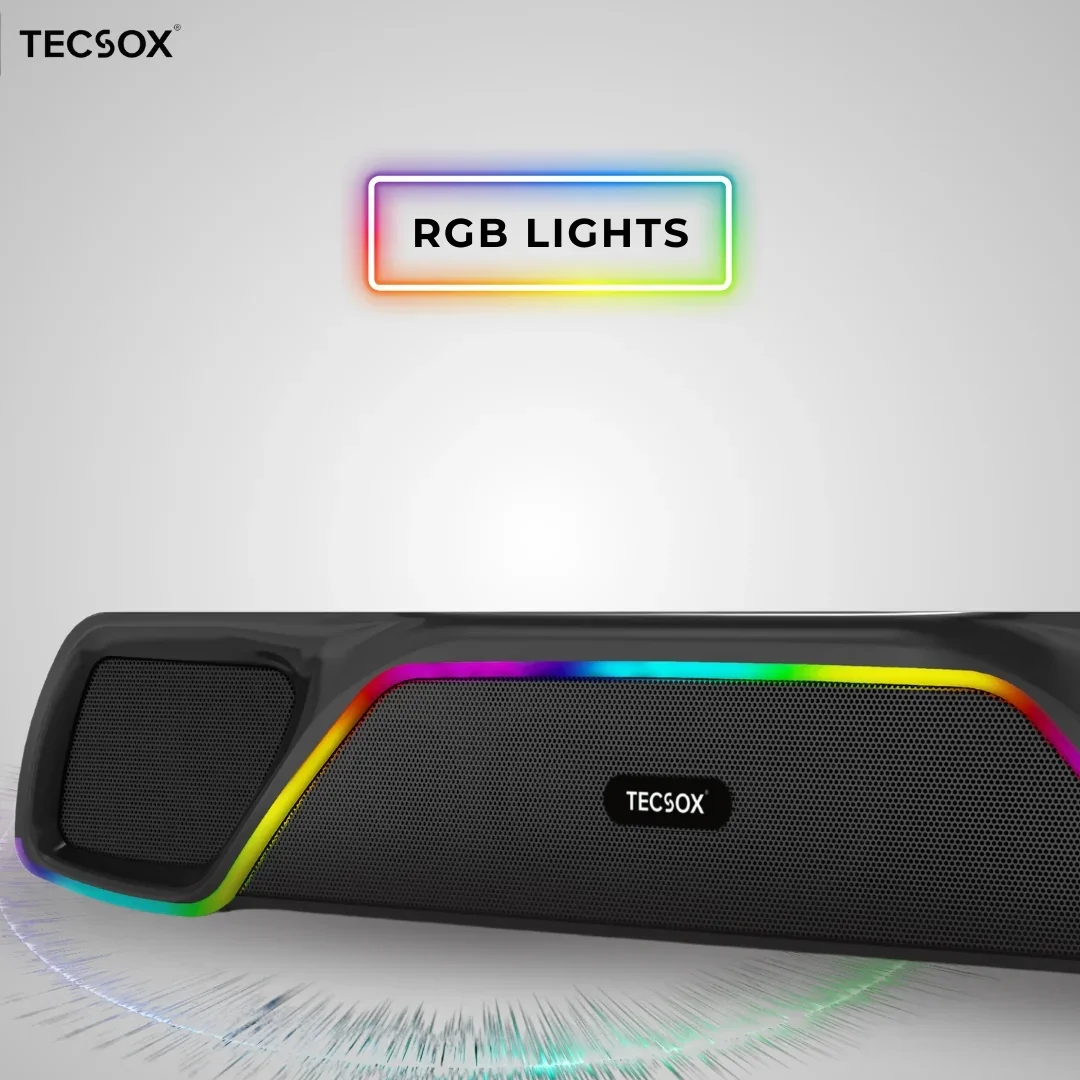 TecSox Soniq Series M2 | Speaker with 24watt & Powerful Bass - Image 7