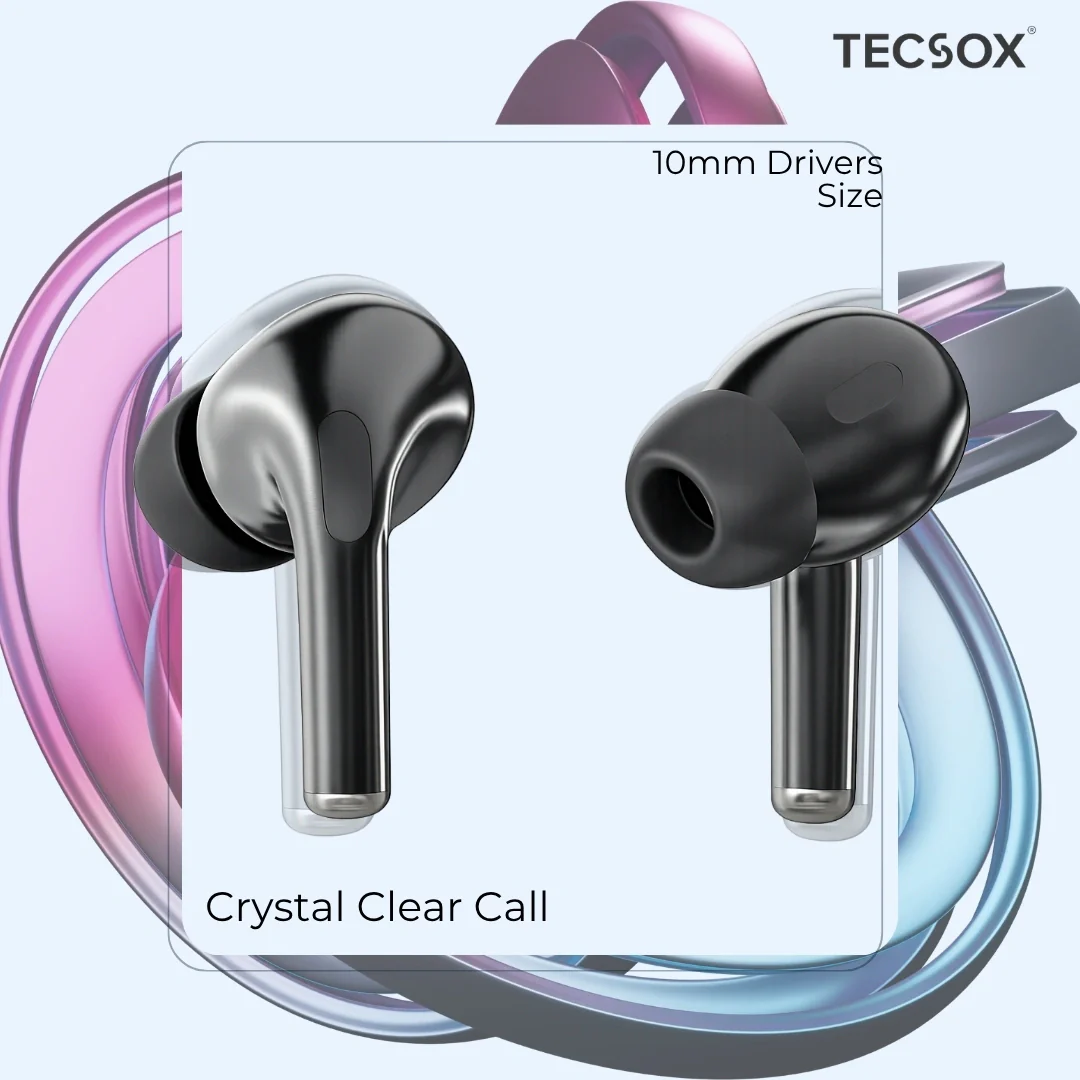 Tecpods Pro 2 Bluetooth Earbud With Deep Bass | IPX Water Resistant - Image 7