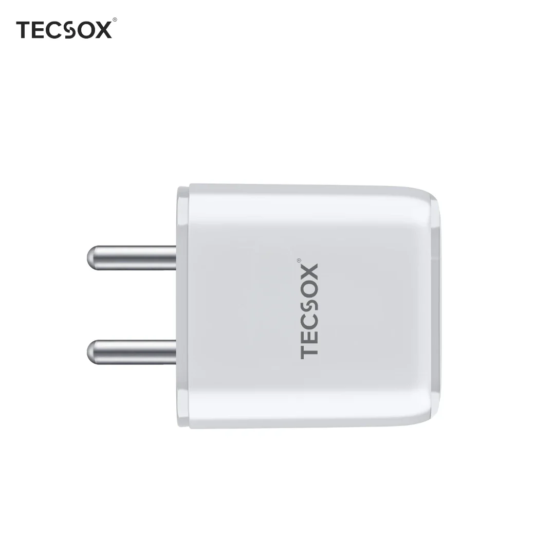 TecSox GAN Charger with Type C To C Cable | 35Watt | Compatible for Smartphones and Laptops - Image 6