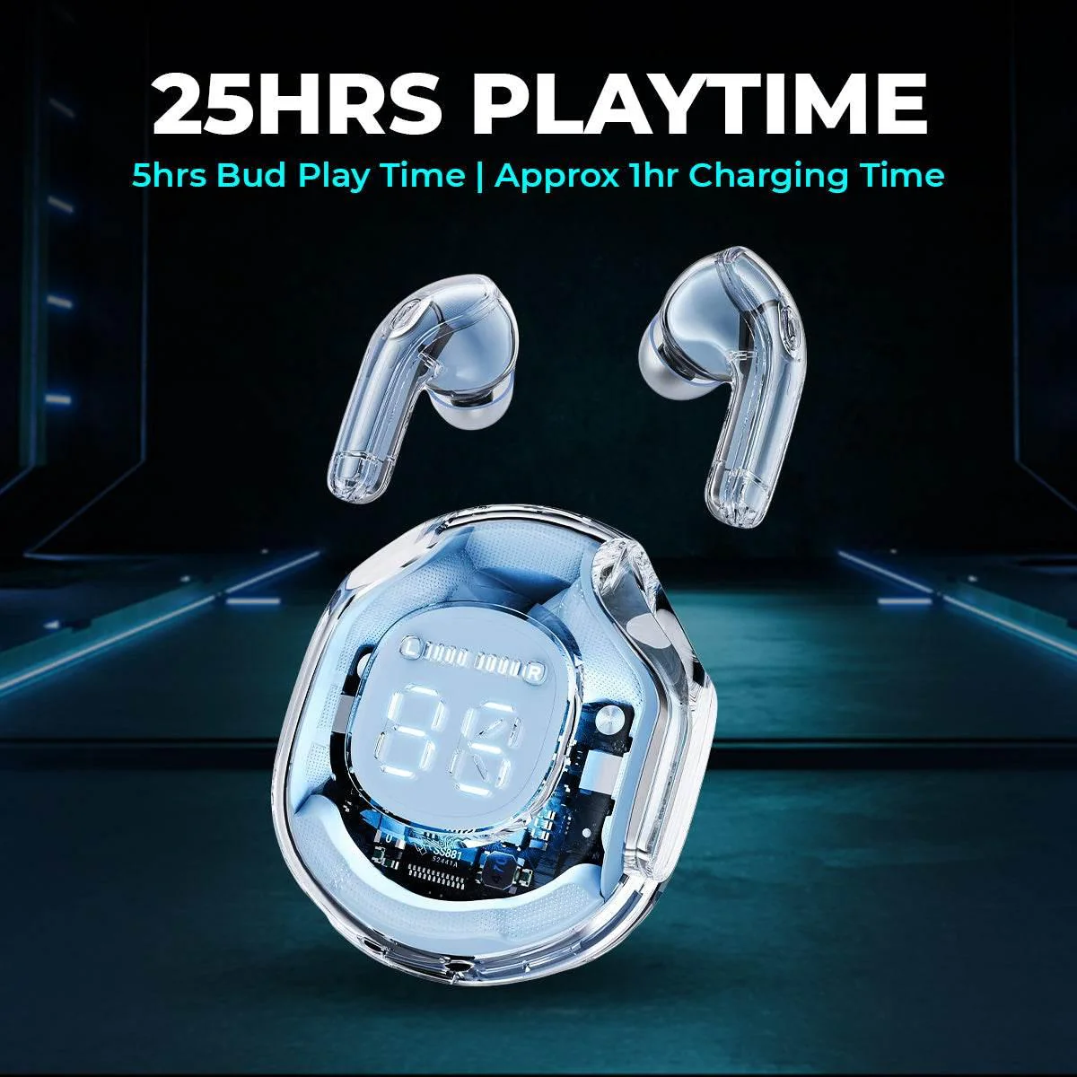 UltraPod Pro Bluetooth Earbuds with Game Mode for Gamers - Image 8